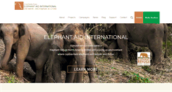 Desktop Screenshot of elephantaidinternational.org