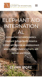 Mobile Screenshot of elephantaidinternational.org